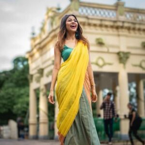 Khadi  pure Cotton  2D Saree