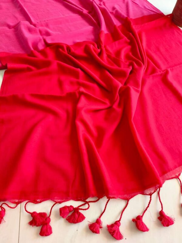 Khadi  pure Cotton  2D Saree - Image 46