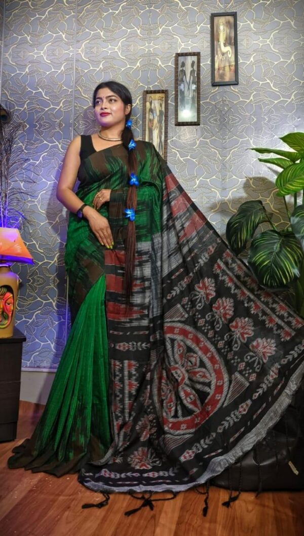 Slab khadi paint saree - Image 21