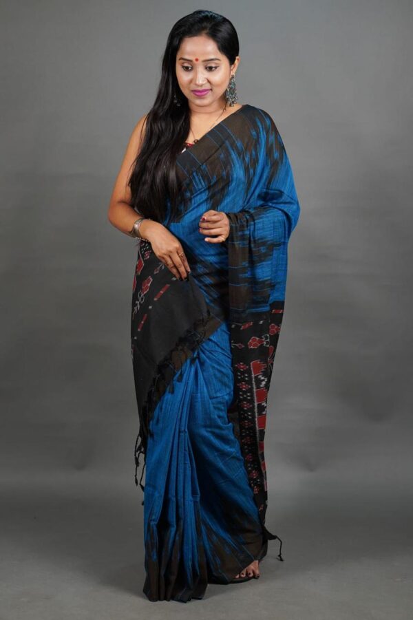 Slab khadi paint saree - Image 31