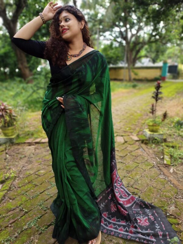 Slab khadi paint saree - Image 35