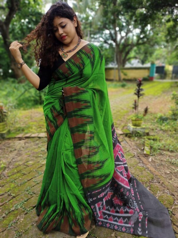 Slab khadi paint saree - Image 37