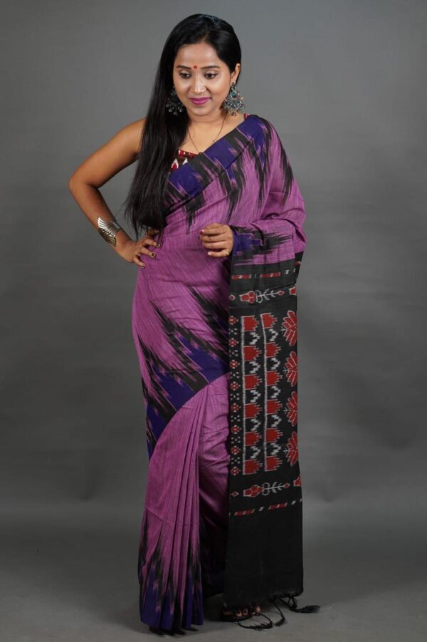 Slab khadi paint saree - Image 13