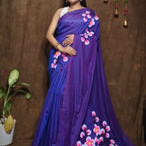 KHADI HAND PRINT SARI