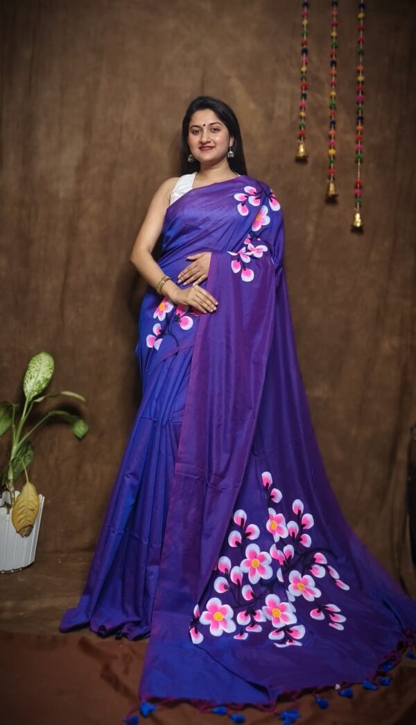 KHADI HAND PRINT SARI